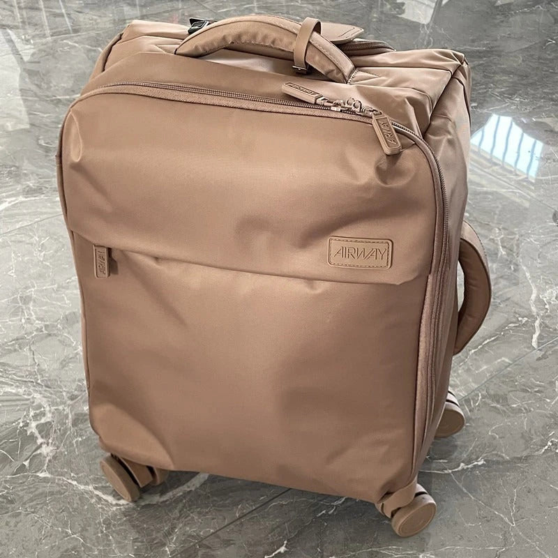 Lightweight Waterproof Oxford Front-Opening Spinner Luggage