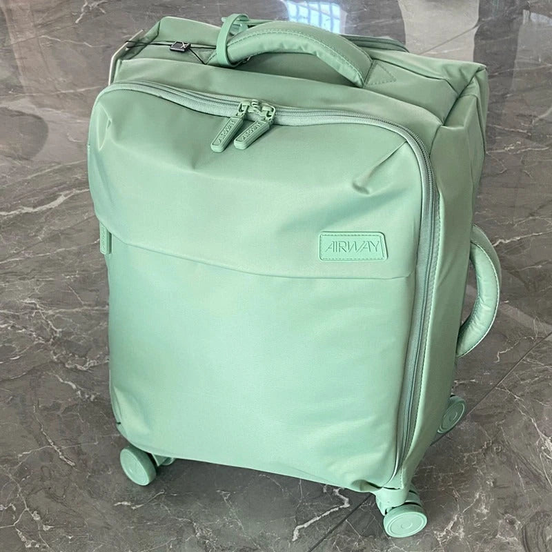 Lightweight Waterproof Oxford Front-Opening Spinner Luggage