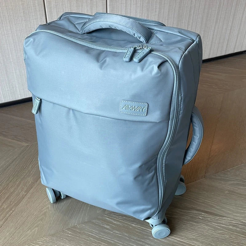 Lightweight Waterproof Oxford Front-Opening Spinner Luggage