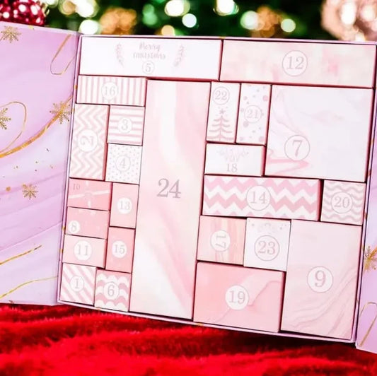 🔥🎁24 Daily Surprises - 2026 Pink Marble Advent Calendar