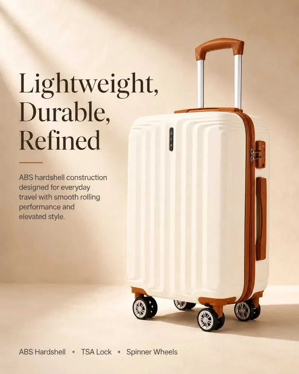 ✨50% OFF!  4 Piece Luggage Set Hardshell Suitcases